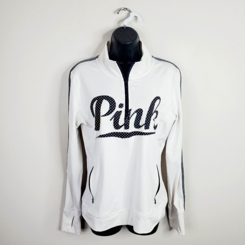 Victoria's Secret Pink Y2K 2000s Collegiate Sorority Academia Running Jacket M